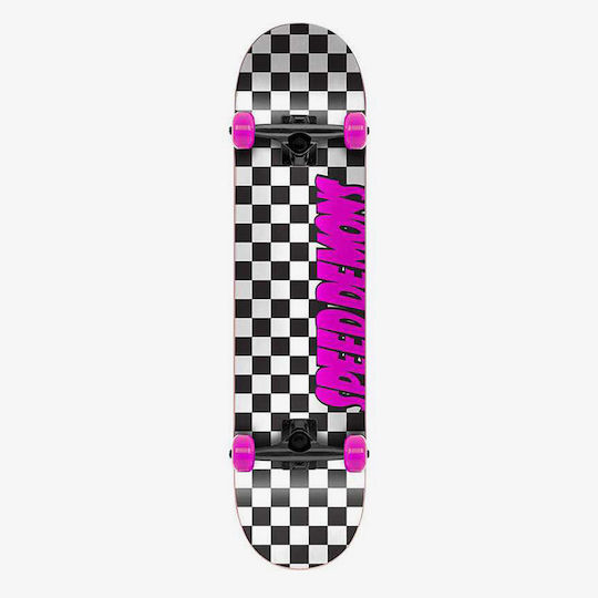 Speed Demons Skate Checkers 7.75" Complete Shortboard Πολύχρωμο