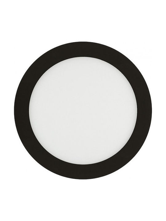 Atman Round Metallic Recessed Spot with Integrated LED and Cool White Light 3W White 8.5x8.5cm. 1pcs