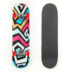 Fish Skateboards Distortion 8" Complete Shortboard Πολύχρωμο