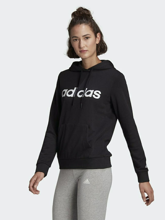 Essentials Дълга Дамски Суитшърт Худи Черен