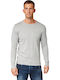 Tom Tailor Herren Langarm-Pullover Gray