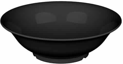Servewell Salatieră Melamină Negru 20x20x7cm 6buc