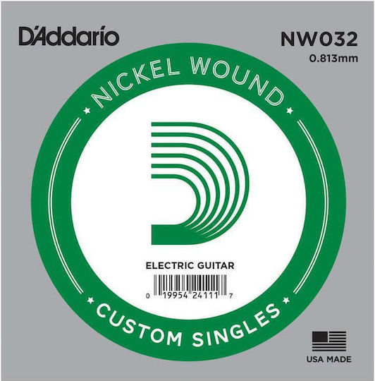 Daddario XL Single Electric Guitar String Nickel Wound 32 Inches