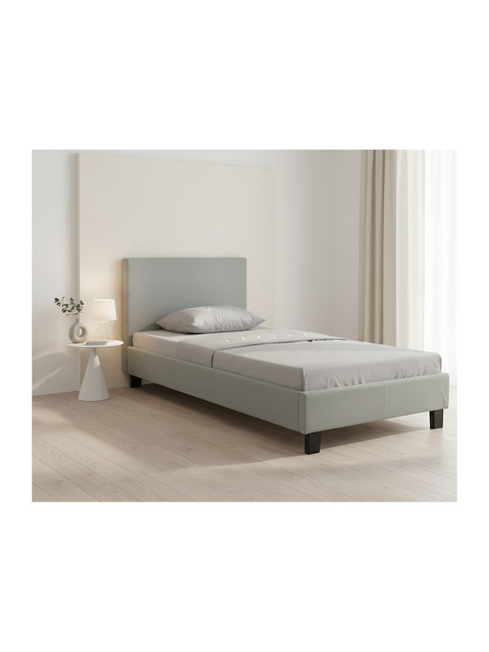 Wilton Pat Single Gri pentru Saltea 90x190cm
