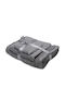 Palatex Bath Towel Set 3pcs Club 20 Grey Weight 600gr/m²