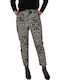 Toi&Moi Damen Stoff Hose Leopard