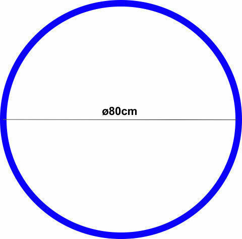 Reinhart Blue Rhythmic Gymnastics Hoop Ø80cm 300gr