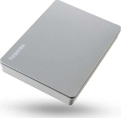 Toshiba Canvio Flex USB 3.2 Εξωτερικός HDD 1TB 2.5" Ασημί