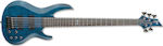 ESP 5-String Electric Bass B-155DX Blue