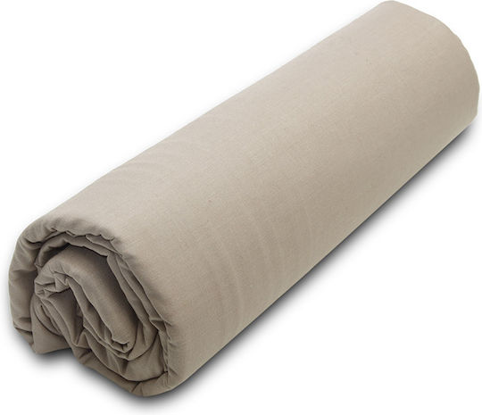 Palatex Sheet for Single Bed 160x240cm. Baseline 23 Mocca