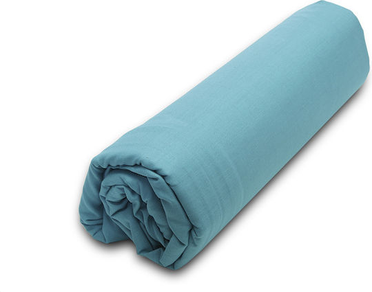 Palatex Bettlaken King Size mit Gummiband 180x200+20cm. Baseline 20 Petrol
