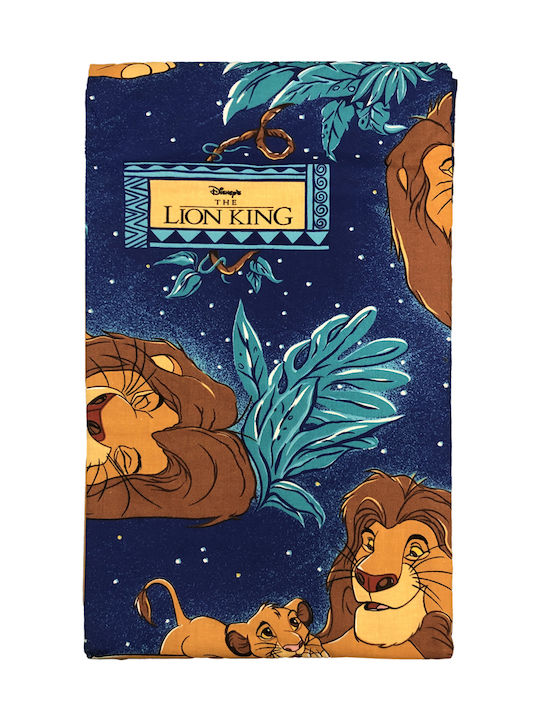 Disney Lion King Kids Duvet Cover Single Multicolored 160x230cm