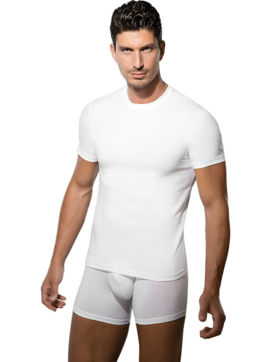 Doreanse 2550 Men's Short Sleeve Undershirt White