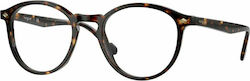 Vogue Plastic Eyeglass Frame Brown Tortoise VO5367 W656