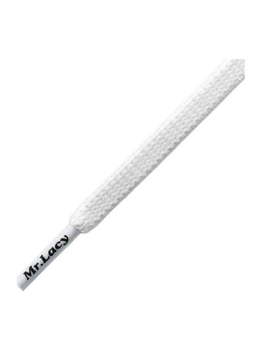 Mr.Lacy Flexies Shoelaces Elastic White 2pcs 110cm