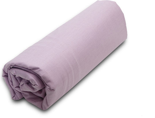 Palatex Bettlaken Super-Doppel mit Gummiband 160x200+20cm. Baseline 8 Lilac