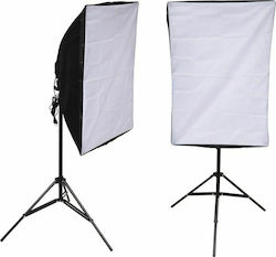 vidaXL Βάσεις Φωτιστικού με Softbox Kit