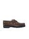 Memphis C55 Men's Leather Boat Shoes Brown