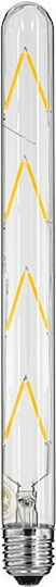 GloboStar Λάμπα LED 8W 300mm για Ντουί E27 και Σχήμα T30 Θερμό Λευκό 880lm Dimmable