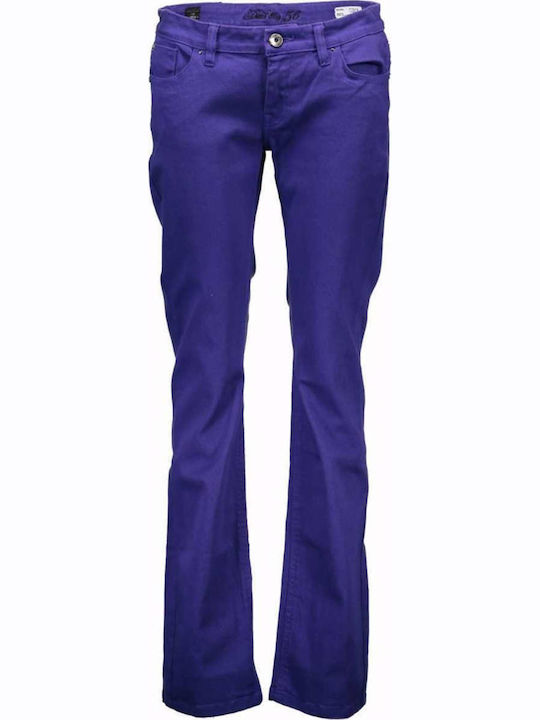 Datch Women's Cotton Trousers Purple B9W4464-6V6