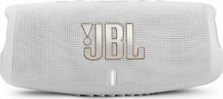 JBL Charge 5 Αδιάβροχο Ηχείο Bluetooth 40W με Διάρκεια Μπαταρίας έως 20 ώρες Λευκό