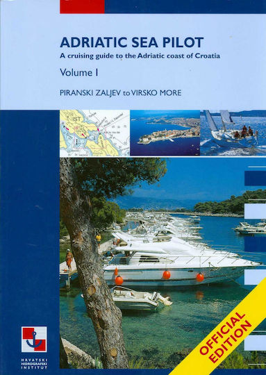 Imray RB0007 Volume 1 Boat Map Adriatic Sea Navigator/Guide