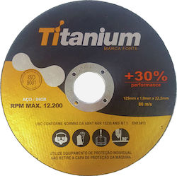 Titanium Δίσκος Κοπής Inox Disc de tăiere Metal 125mm 25buc