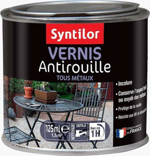 Syntilor Βερνικόχρωμα Αντισκωριακό Νερού Vernis Antirouille 0.5lt Διάφανο Σατινέ