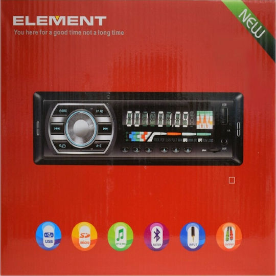 Element 3510 Ραδιόφωνο Αυτοκινήτου 1 DIN (Bluetooth/USB)