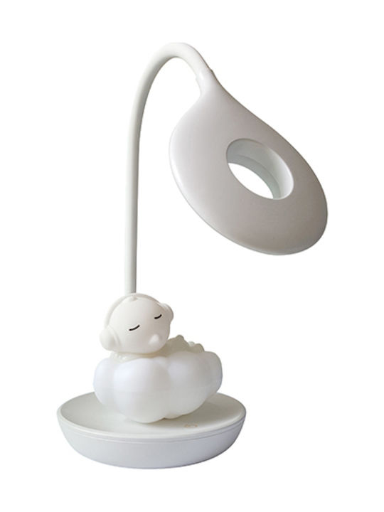 Led Kids Desk Lamp Bright Sun Earphone Chicken White