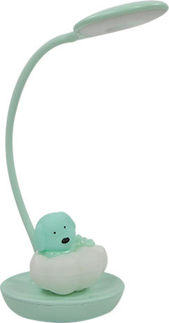 Bright Sun LED Kinder Schreibtischlampe Bright Sun Cute Doggy Grün