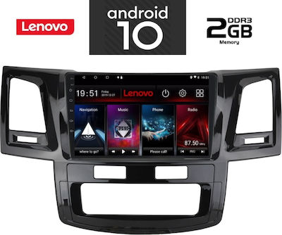 Lenovo Car-Audiosystem für Toyota Hilux 2005-2016 mit A/C (Bluetooth/USB/AUX/WiFi/GPS) mit Touchscreen 9" IQ-AN X6965_GPS