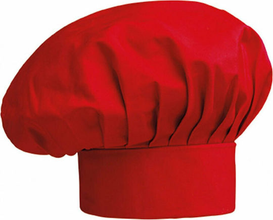 Egochef Chef Red Cap Hat