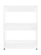 SPM Plastic Kitchen Trolley 3 Tiers White 54.5x12.5x72.5cm