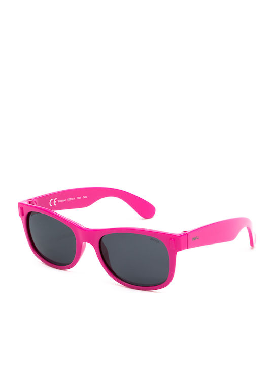 Invu Unbreakable Square Kids Sunglasses Pink Fo...