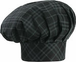 Egochef Chef Black Checked Cap 7000130A