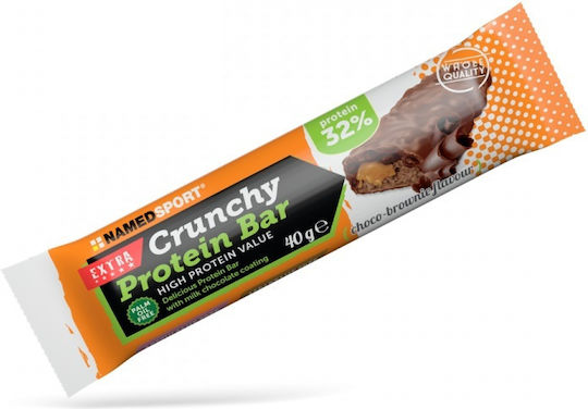 NamedSport Crunchy Baton cu 32% Proteină & Aromă Choco Brownie 40gr