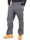 Trousers Cargo in Loose Fit Gray