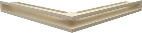 Kratki LUFT/NS/60/45S/Κ Γωνιακή Περσίδα Τζακιού 56x56x6cm Μπεζ