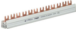 Hager Sammelschiene elektrische Schalttafel 3P 63A 12 Elemente Splitter KDN363A
