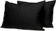 Palatex Set Cearșafuri Single 160x260cm. Solid Negru 3buc