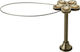 Zogometal Holdback Magnetic made of Metal Bronze / Swarovski crystal with Diza 1pcs