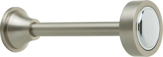 Zogometal Holdback Perete din Metal Nichel mat / crom 1buc