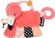 Les Deglingos Les Deglingos Baby Rattles Flamingos for Newborns