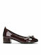 Hispanitas Patent Leather Burgundy Heels