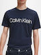 Calvin Klein Ανδρικό T-shirt Navy Μπλε με Λογότυπο