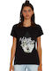 Γυναικείο T-shirt Μαύρο