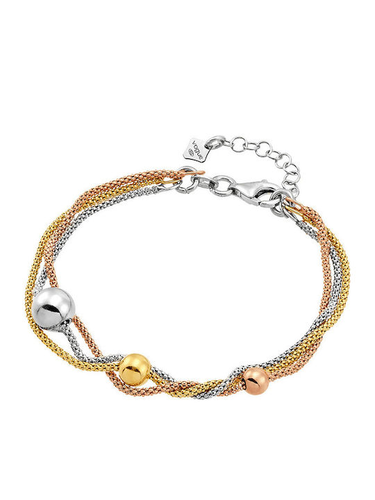 Vogue Bracelet Chain made of Silver Gold Plated