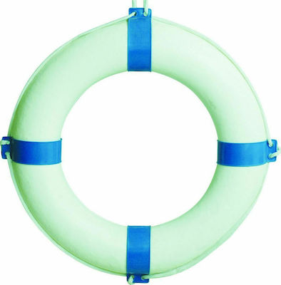 Eval Life Jacket Circular Adults Πολυστερίνης Ιταλικού Τύπου 35x57εκ Λευκό - Μπλε