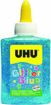 UHU Κόλλα Glitter Μπλε 90ml